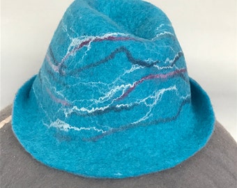 Sauna hat unisex felted wool hat handmade Felt merino hat