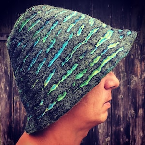 Unisex sauna hat felted hat saunahut Ready to ship