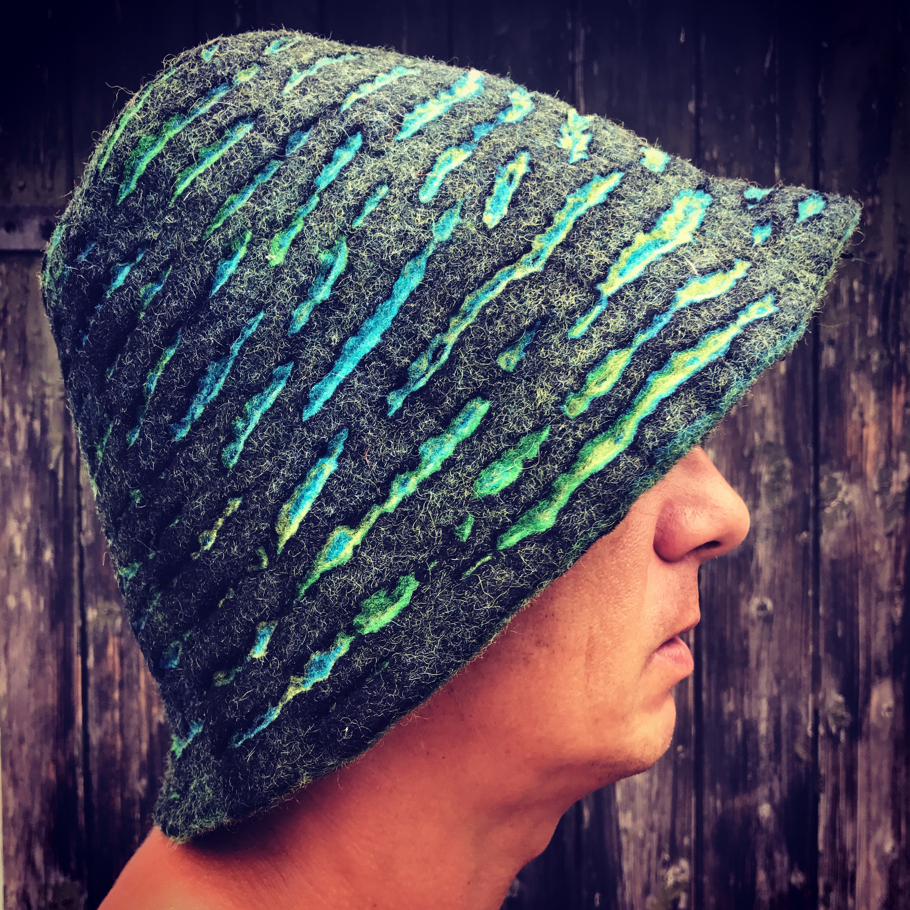 Unisex Sauna Hat Felted Hat Saunahut 