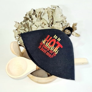 Sauna hat is it HOT in here or is it just me custom color