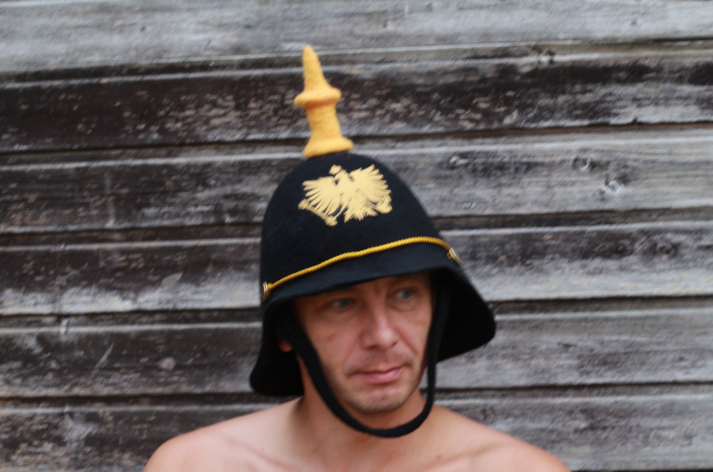 Imperial Helmet Sauna Hat Felted Hat 