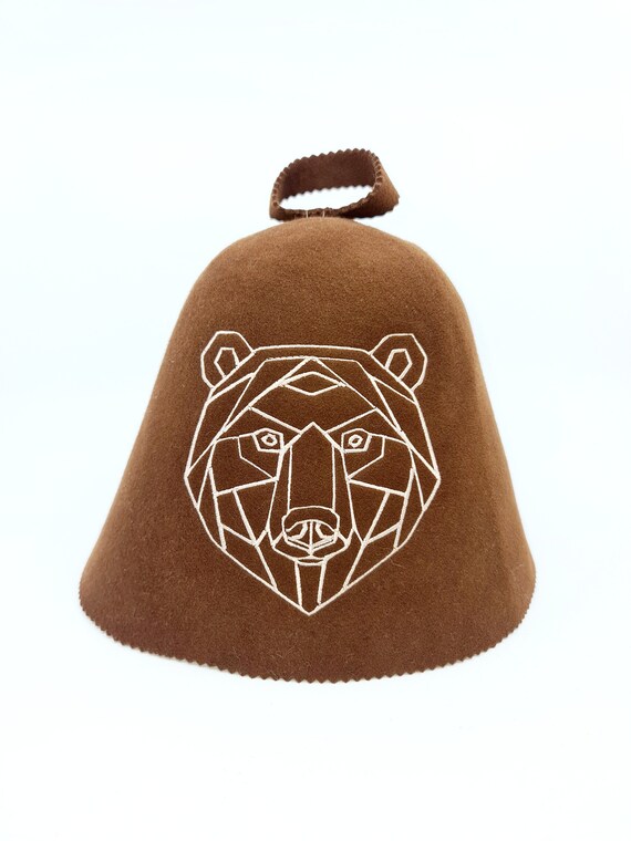 Sauna Hat BEAR - Etsy Australia