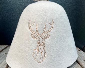 Sauna hat Deer geometric