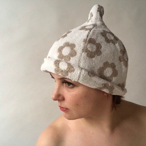 Terry Sauna Hat Hat From Linen and Cotton for Sauna Etsy