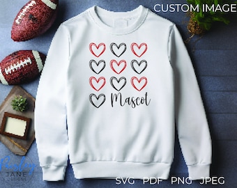 Custom Team Mascot SVG | School Spirit Shirt, Cricut Cut File (Digital Download)