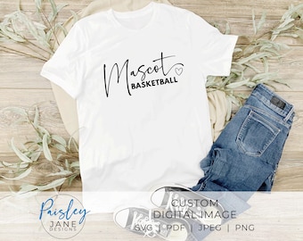 Team Mascot Custom SVG, Custom Cut File, Custom School Team Name SVG, Custom Cricut, Custom Mascot Shirt SVG