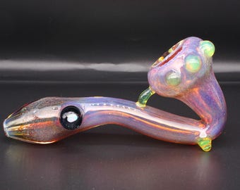 Pipa de mano Sherlock / vidrio grueso / vidrio que cambia de color