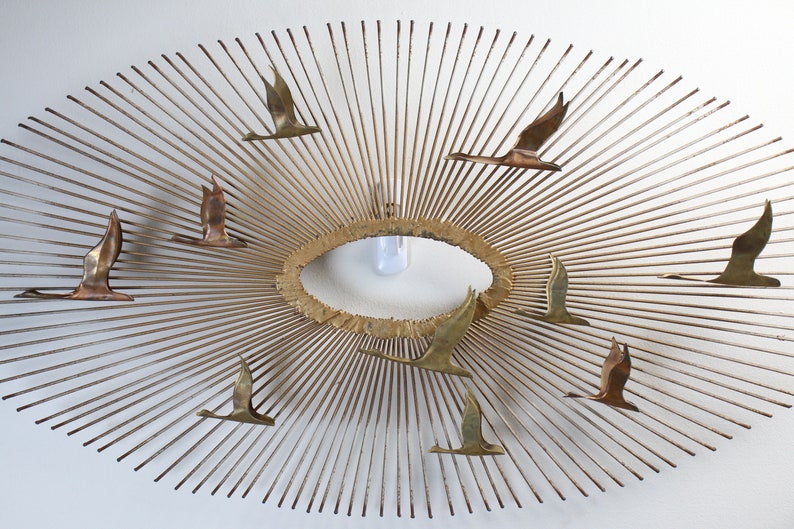 Metal Wall Art Birds in Flight Etsy