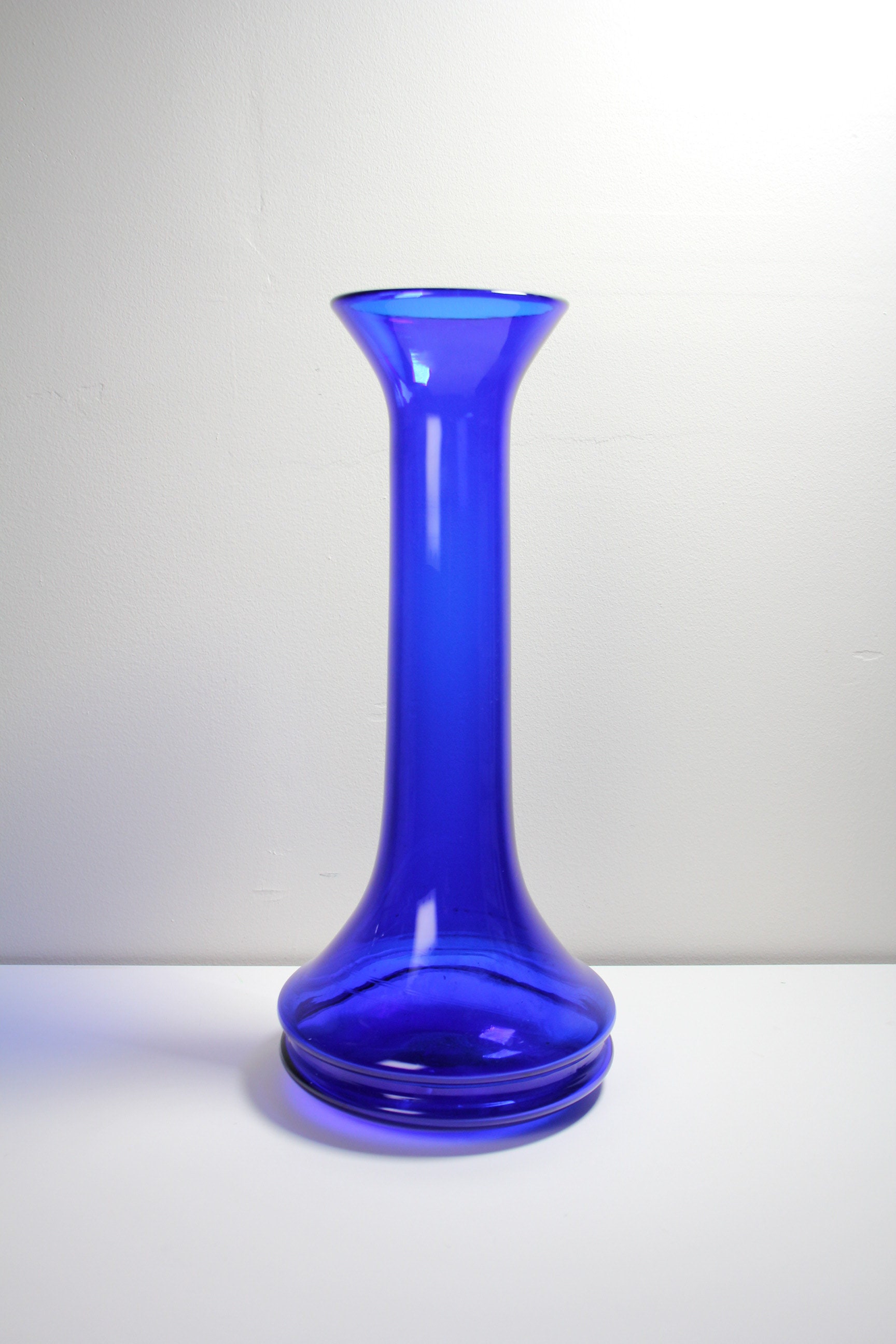 Large Blenko Handblown Glass Vase - Etsy UK