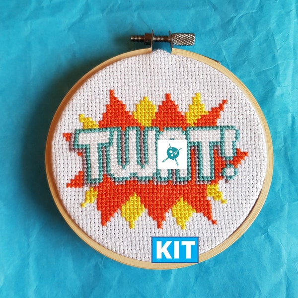 Tw*tsplosion Cross Stitch Kit