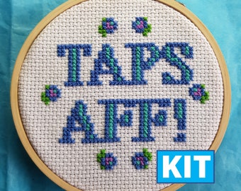 Taps Aff! Cross Stitch Kit