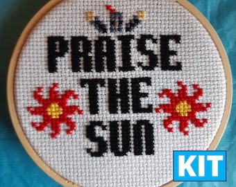 Praise the Sun Cross Stitch Kit