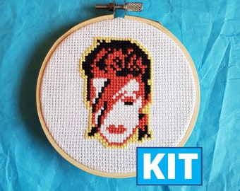 Bowie Cross Stitch Kit