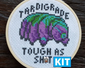 Tardigrade Cross Stitch Kit