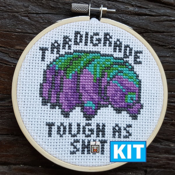 Tardigrade Cross Stitch Kit