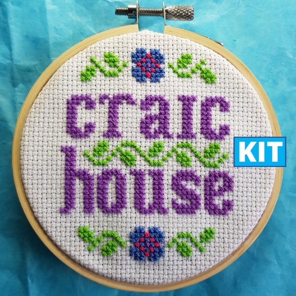 Craic House Cross Stitch Kit
