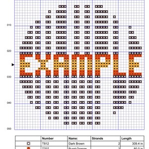 Red Heart PDF Cross Stitch Pattern for Instant Download image 3