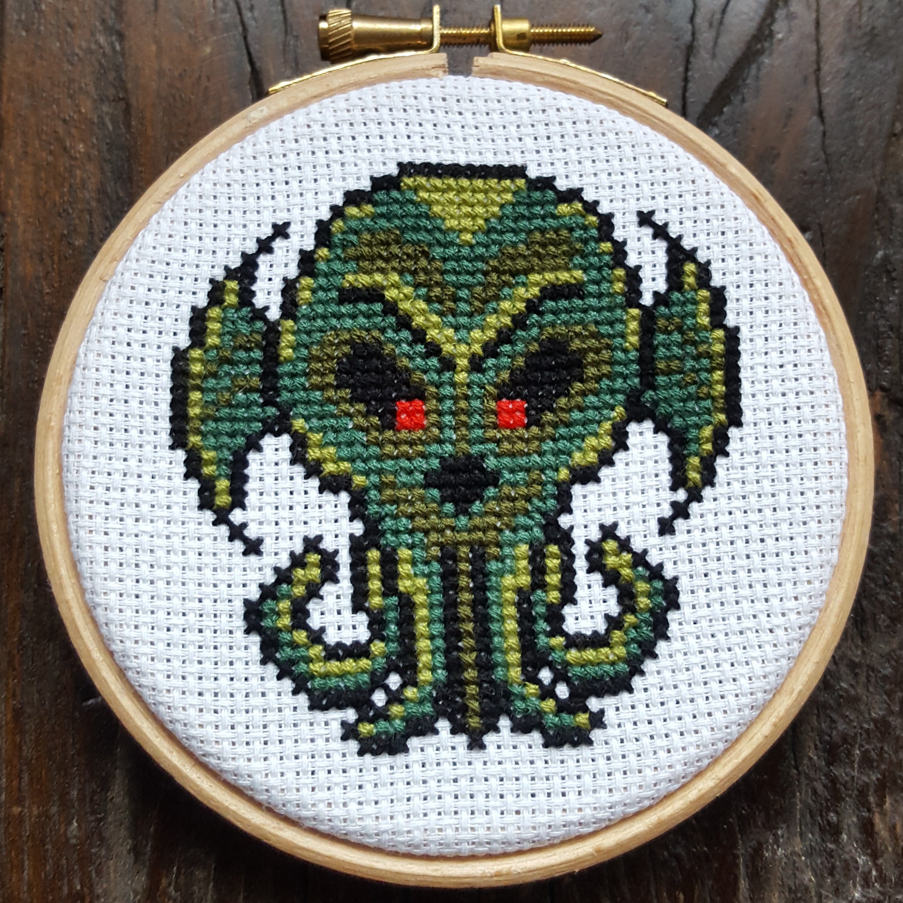 Cthulhu Cross Stitch Kit / H.P. Lovecraft | Etsy