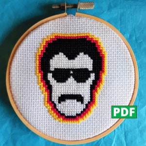 Freddie Cross Stitch Pattern for Instant Download