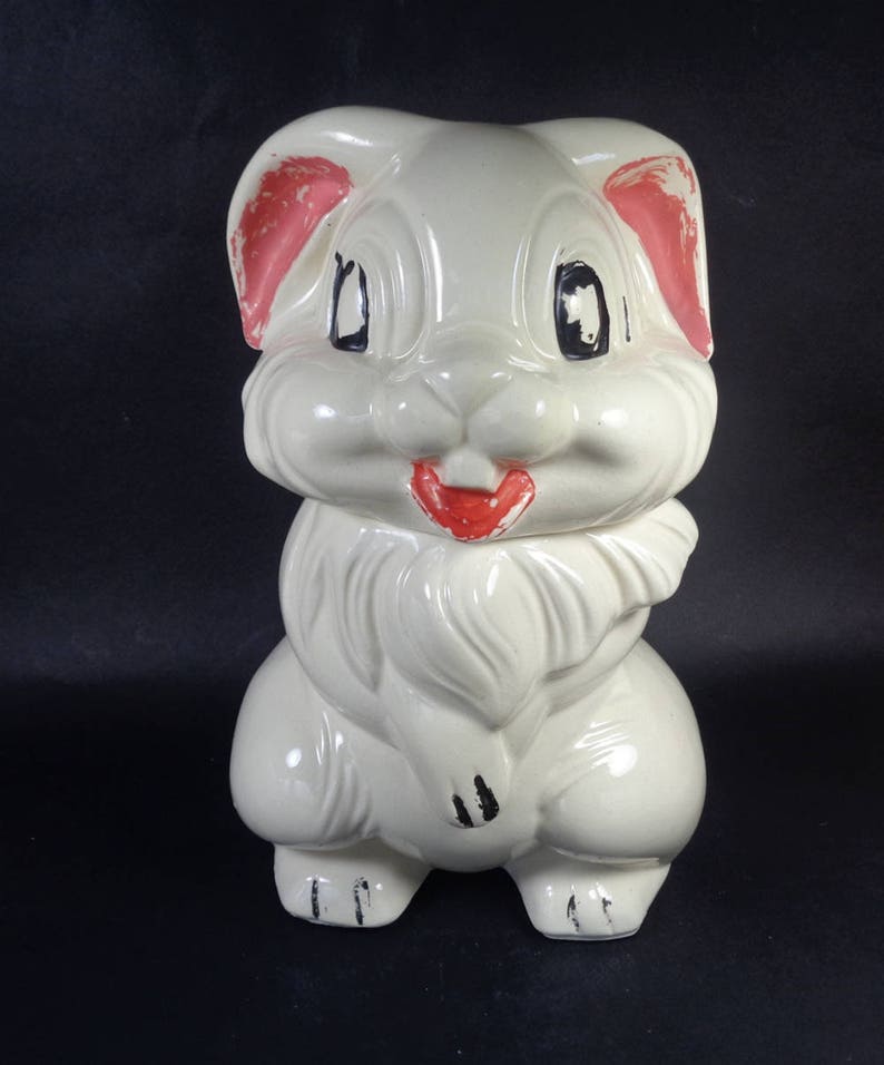 Disney Cookie Jar Etsy >> Rabbit Cookie Jar 40s Thumper From Bambi Ceramic Pottery Jar Disney Memorabillia Disney Cookie Jar Etsy >> Rabbit Cookie Jar 40s Thumper From Bambi Ceramic Pottery Jar Disney Memorabillia