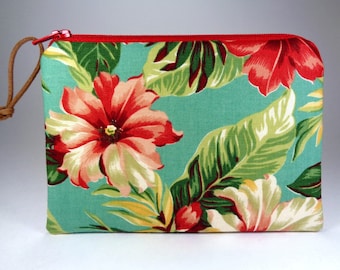 Exquisite Buckle Coin Purses Vibrant Tropical Orange Blue Flowers Mini Wallet Key Card Holder Purse for Women Exquisite Buckle Coin Purses Vibrant Tropical Orange Blue Flowers Mini Wallet Key Card Holder Purse for Women