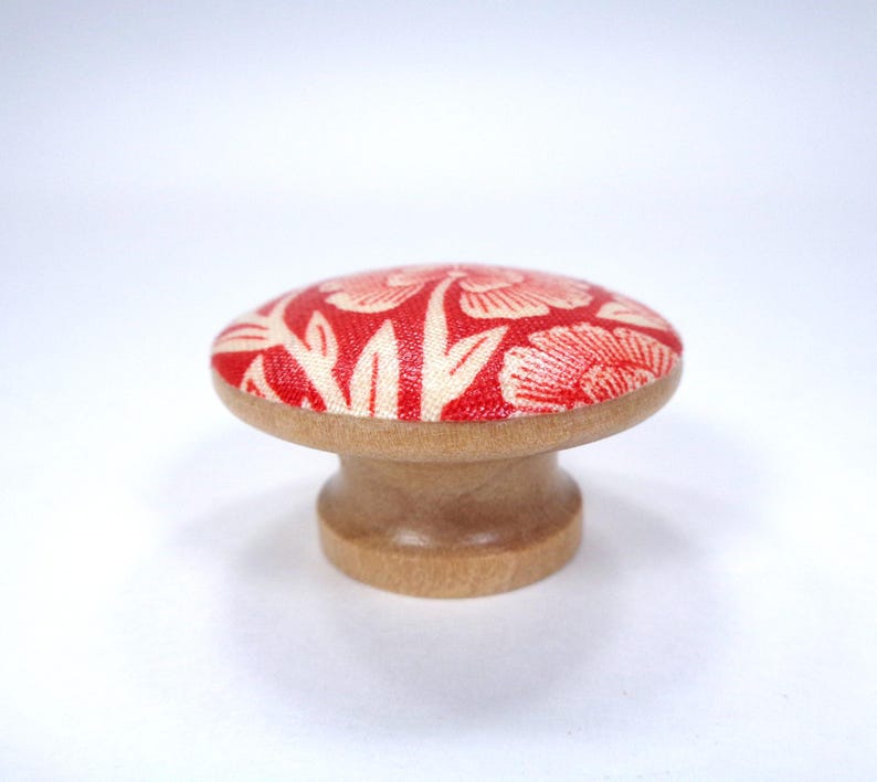 Enchanted Forest Drawer Knobs, William Morris Style Dresser Knobs, Botanical Nature Decor bild 3