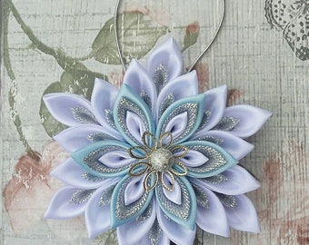 Albero Di Natale Kanzashi.Kanzashi Christmas Etsy