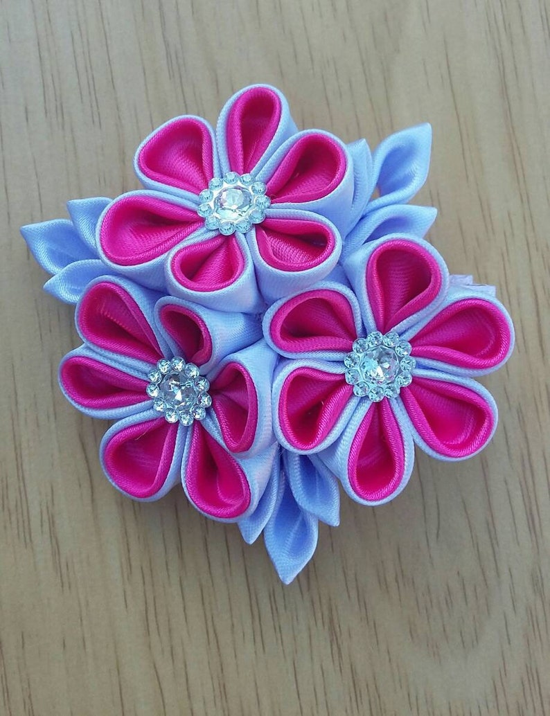 flower hair bobbles