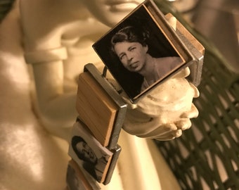 Eleanor Roosevelt Customized Photo Tile Bracelet