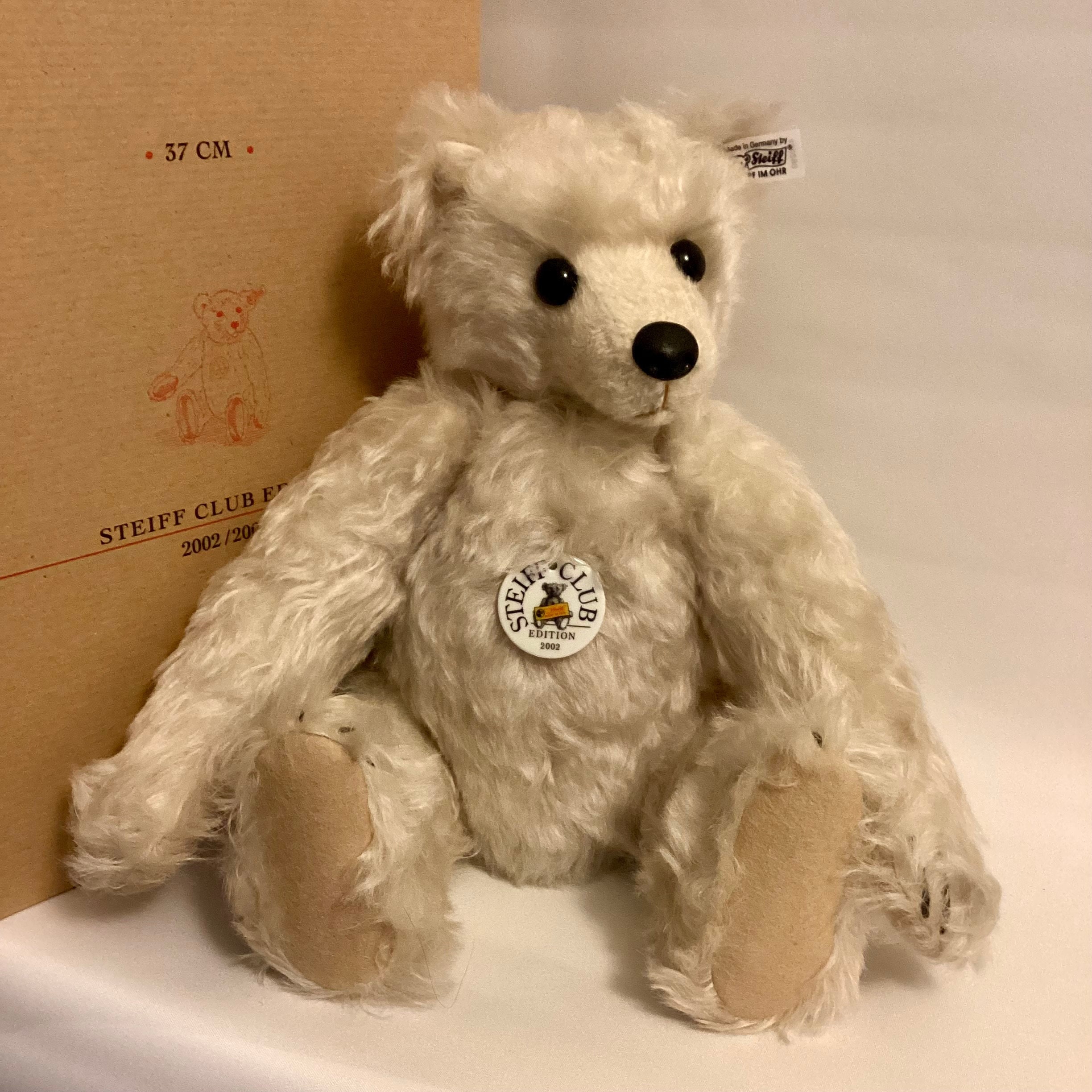 シュタイフ Mohair Teddy bear 1929, white 【公式通販】