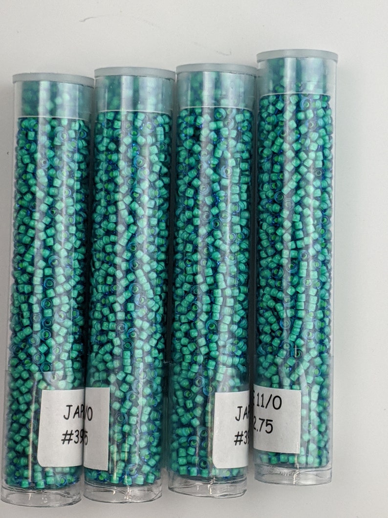 Japanese 11/0 Seed Beads Lot of 4 3 Tubes Color | Etsy
