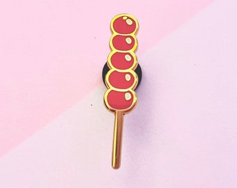 Bingtanghulu Candied Hawthorn Chinese Street Food Hard Enamel Pin