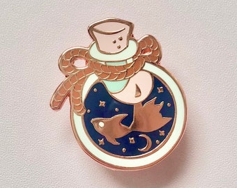 Pastel Night Sky Lucky Potion Rose Gold Hard Enamel Pin