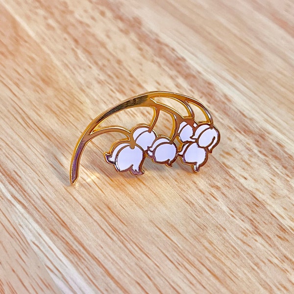 Lily of the Valley Hard Enamel Pin