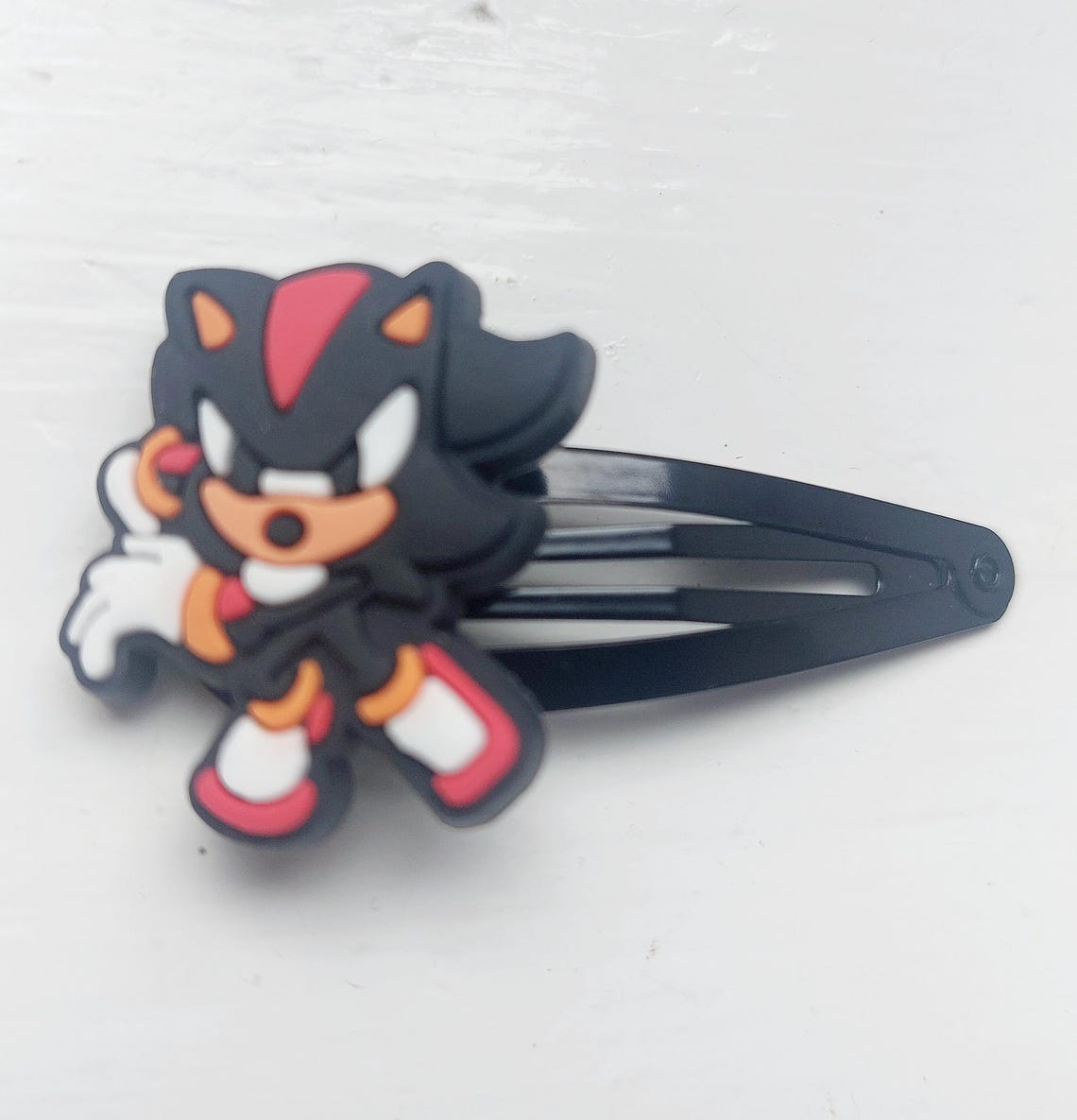 Sadow Clips Shadow Figure - Sonic - Snap Hair Clips - Pack of 2 - Black - Etsy