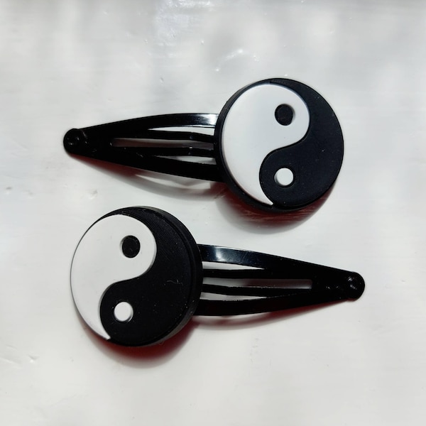 Yin Yang Claw Clip Etsy