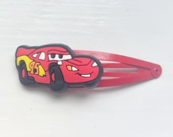 Cars Lightning McQueen Snap Clips - Pack of 2 - Red