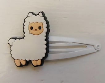 Alpaca Snap Clips - Pack of 2 - White