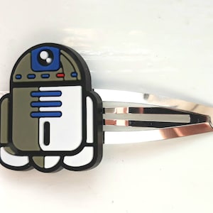 R2D2 Star Wars Snap Hair Clips - Pack of 2 - Silver