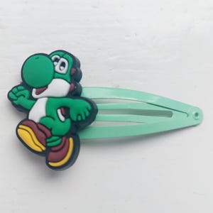 Yoshi - Spinki do włosów Snap - Opakowanie 2 sztuk - Miętowa zieleń