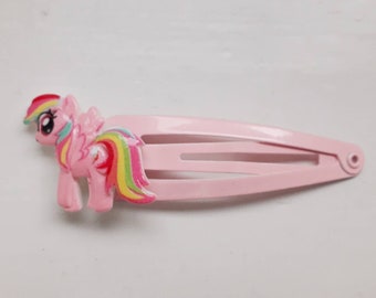 My Little Pony Snap Hair Clips - Pack of 2 - Pale Pink