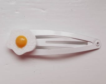 Fried Egg Snap Clips - Pack of 2 - White