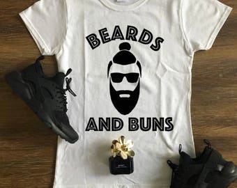 Beards and Buns #1 T-shirt