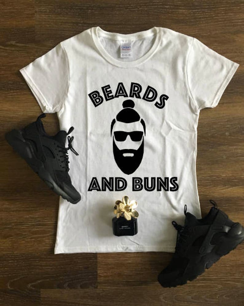 Beards and Buns 1 T-shirt image 1
