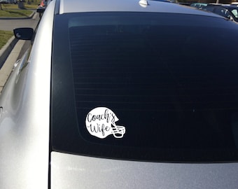 Coach's Wife Decal