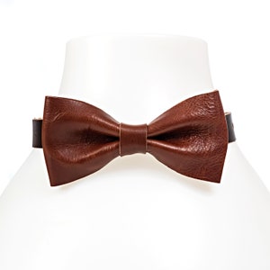 Handmade Leather Bow Tie