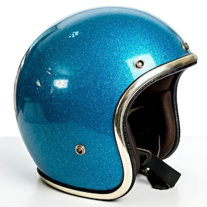 blue glitter motorcycle helmet 3/4 Half Helmet, DOT Approved Mirror Disco Ball Electric Motorbike Open Face for Men Women, Light Breathable for Art Decorations DJ Nightclub Stage Bar-A|57-62CM : Automotive roller skate helmet Cakil Moto3 Glitter Brazilian Vibes