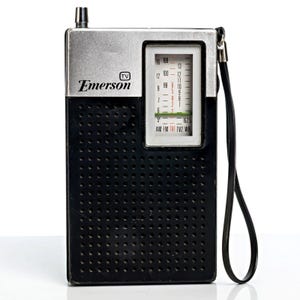 Vintage Emerson P4400 Transistor Radio am/fm/tv/weather image 1