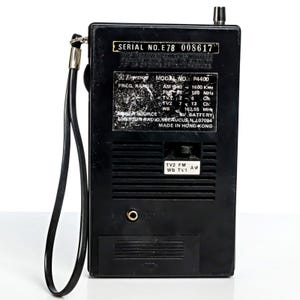 Vintage Emerson P4400 Transistor Radio am/fm/tv/weather image 3