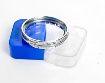 Voigtlander 303/32 Focar 1 Close-Up 32 mm Snap-On Filter - With Original Case